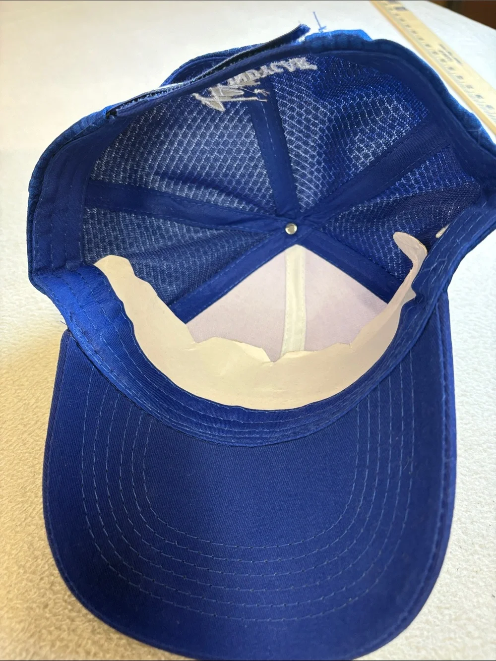 Nascar NAPA Racing Blue and White Trucker Hat